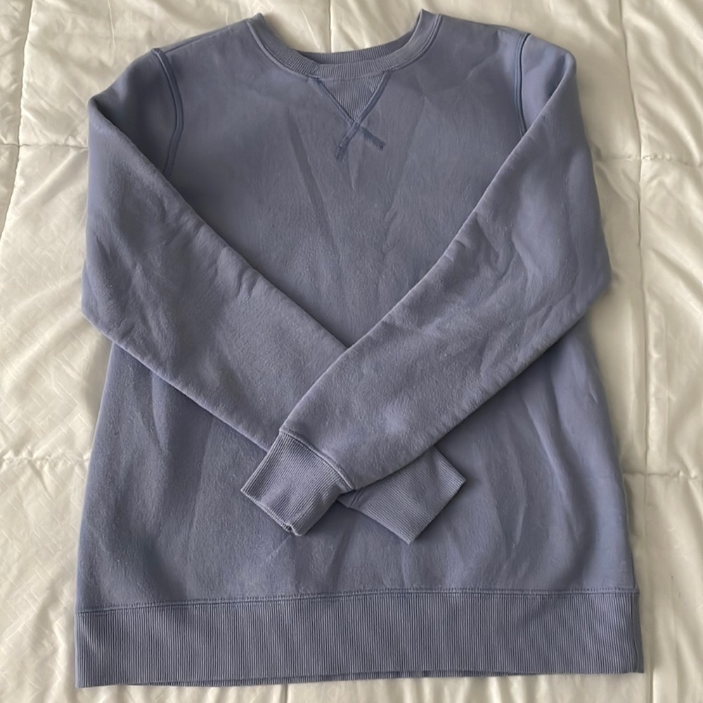 Blue sweatshirt